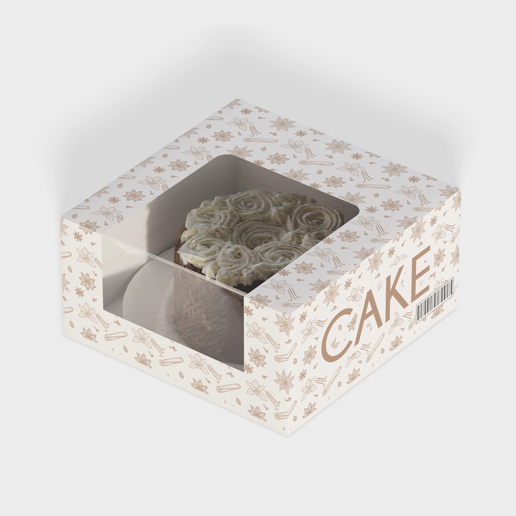 High-Quality Window Cake Boxes for Elegant Presentation Window cake boxes for showing cakes in beautiful packaging