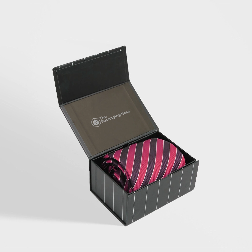 rigid tie packaging boxes | The Packaging Base Custom rigid tie packaging boxes with logo