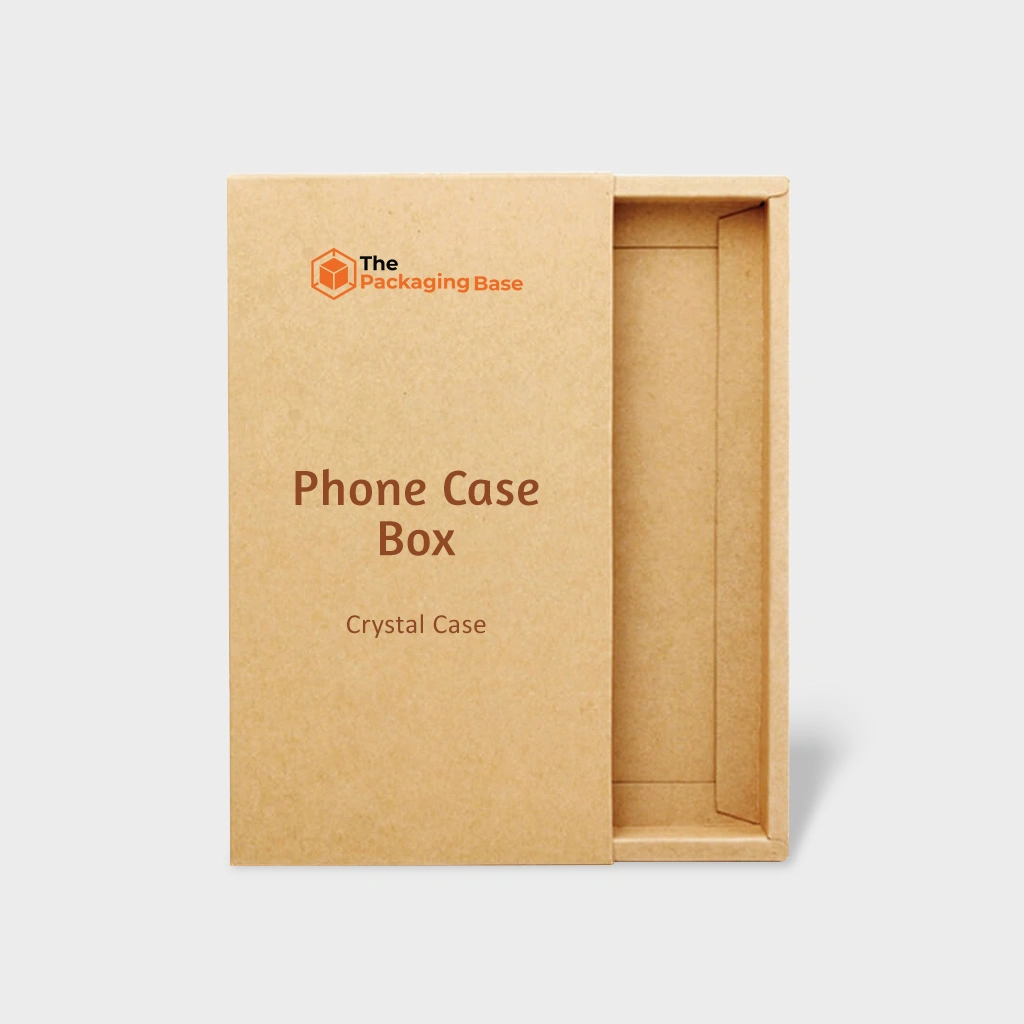 luxury kraft phone case boxes | The Packaging Base luxury printed kraft phone case packaging boxes with logo