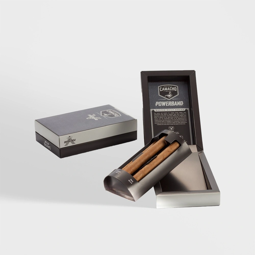 Cigar Boxes with Window | The Packaging Base Cigar boxes with a window design, ideal for premium packaging and product display.