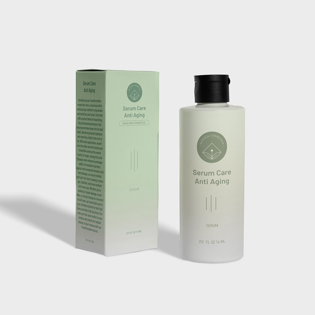 Printed Bottle packaging boxes for serum care products