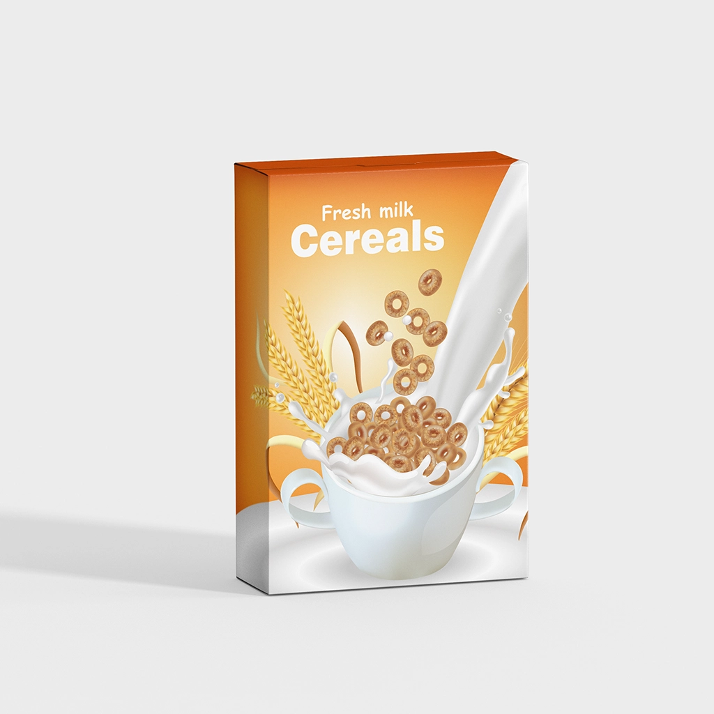 Premium Custom Cereal Boxes Packaging USA Custom cereal boxes with breakfast bowl packaging design in the USA