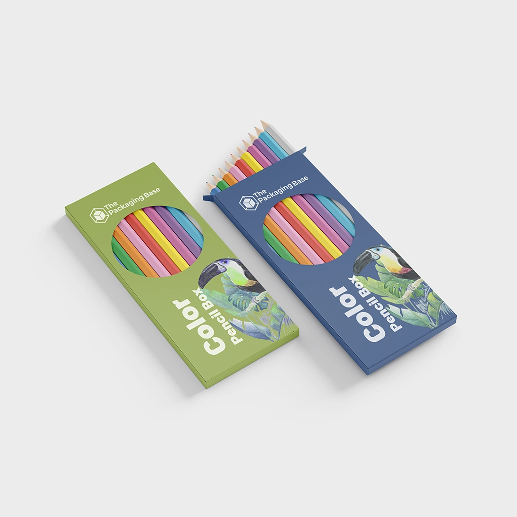 printed pencil boxes | The Packaging Base custom printed pencil packaging boxes with logo