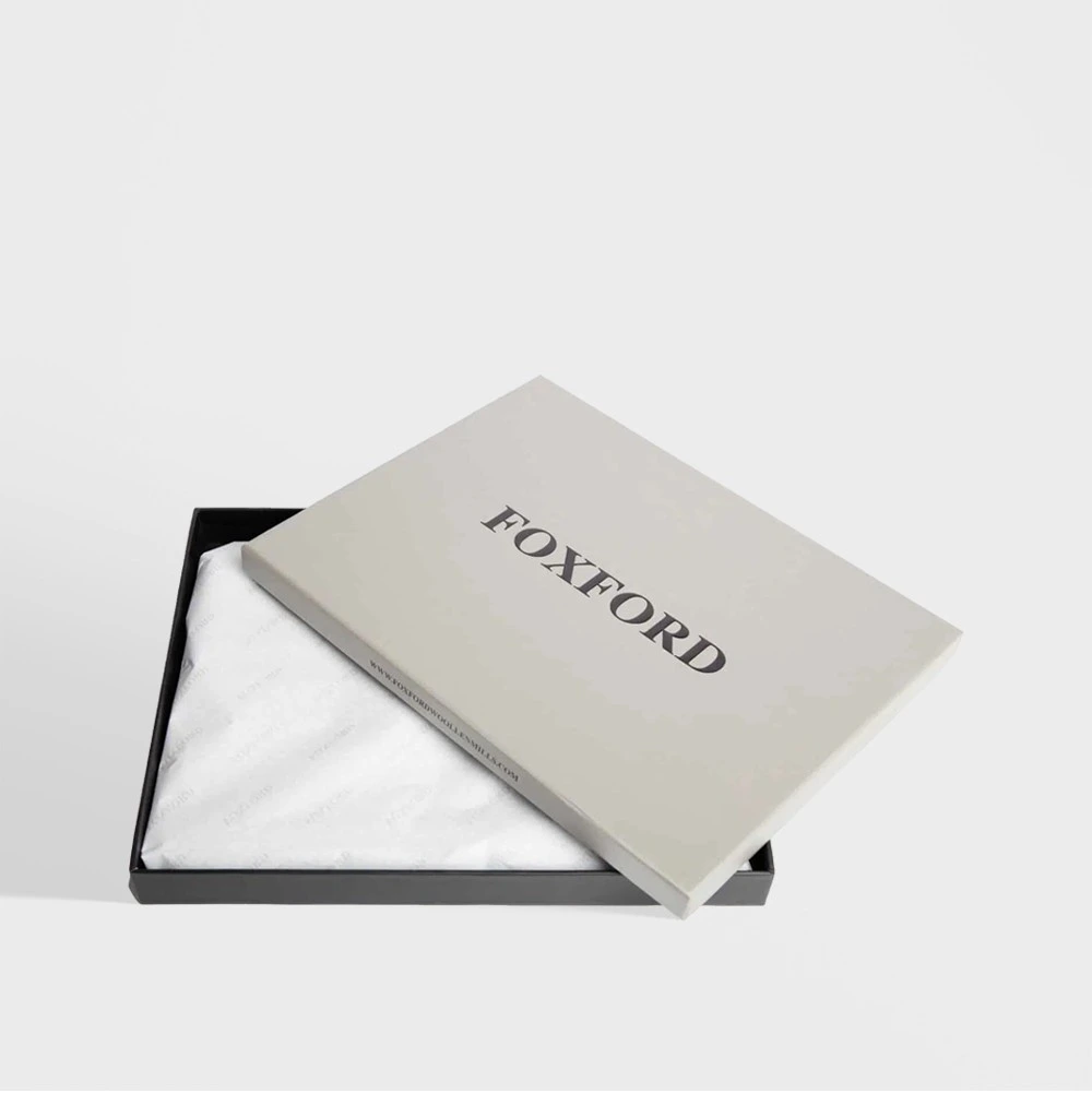 two piece shawl and scarf packaging boxes with logo