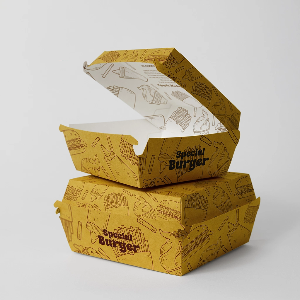 High-Quality Custom Burger Boxes for Your Brand Custom burger boxes perfect for fast food packaging