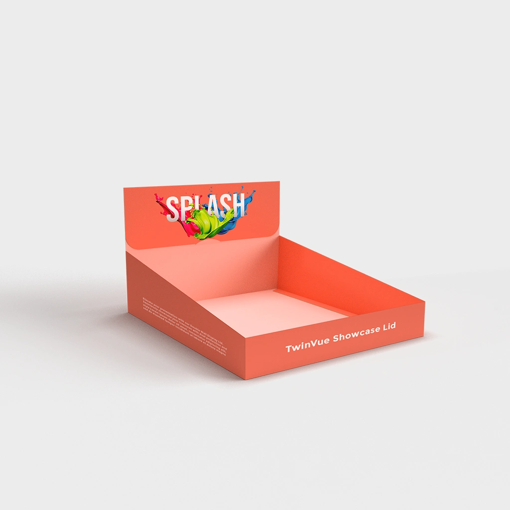 Custom Printed Double-Wall Display Lid Boxes | The Packaging Base Custom printed double-wall display lid boxes with personalized branding, ideal for retail and promotional packaging.