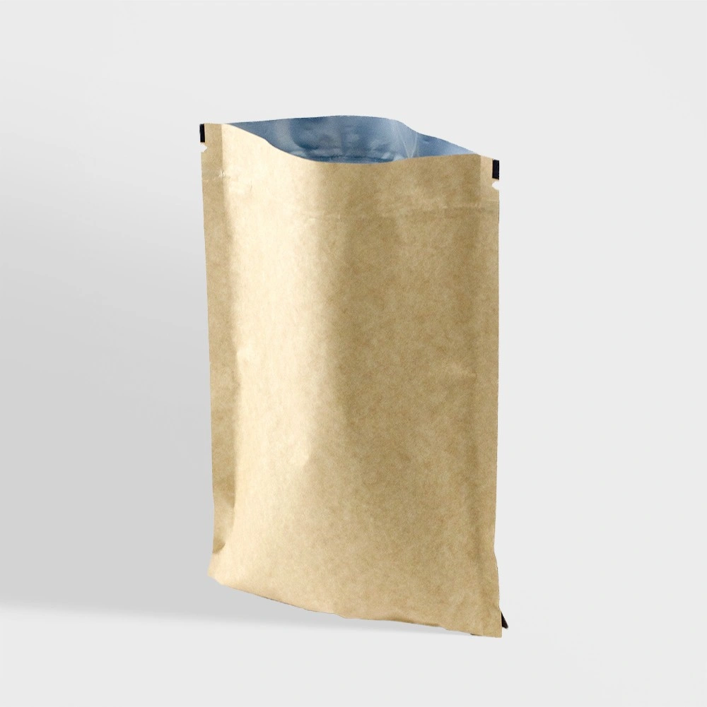 Custom Kraft Stand-Up Pouches | The Packaging Base Custom kraft stand-up pouches with logo and eco-friendly materials, perfect for sustainable product packaging.