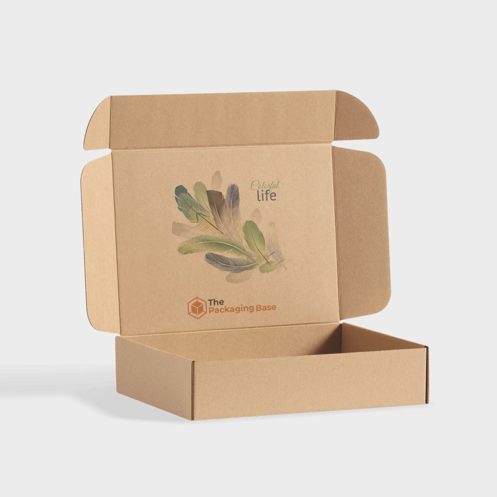 printed corrugated boxes | The Packaging Base custom printed corrugated packaging boxes with logo