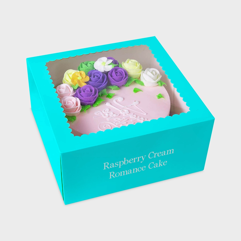 Beautiful Custom Window Cake Boxes for Bakeries Custom window cake boxes for attractive cake display packaging