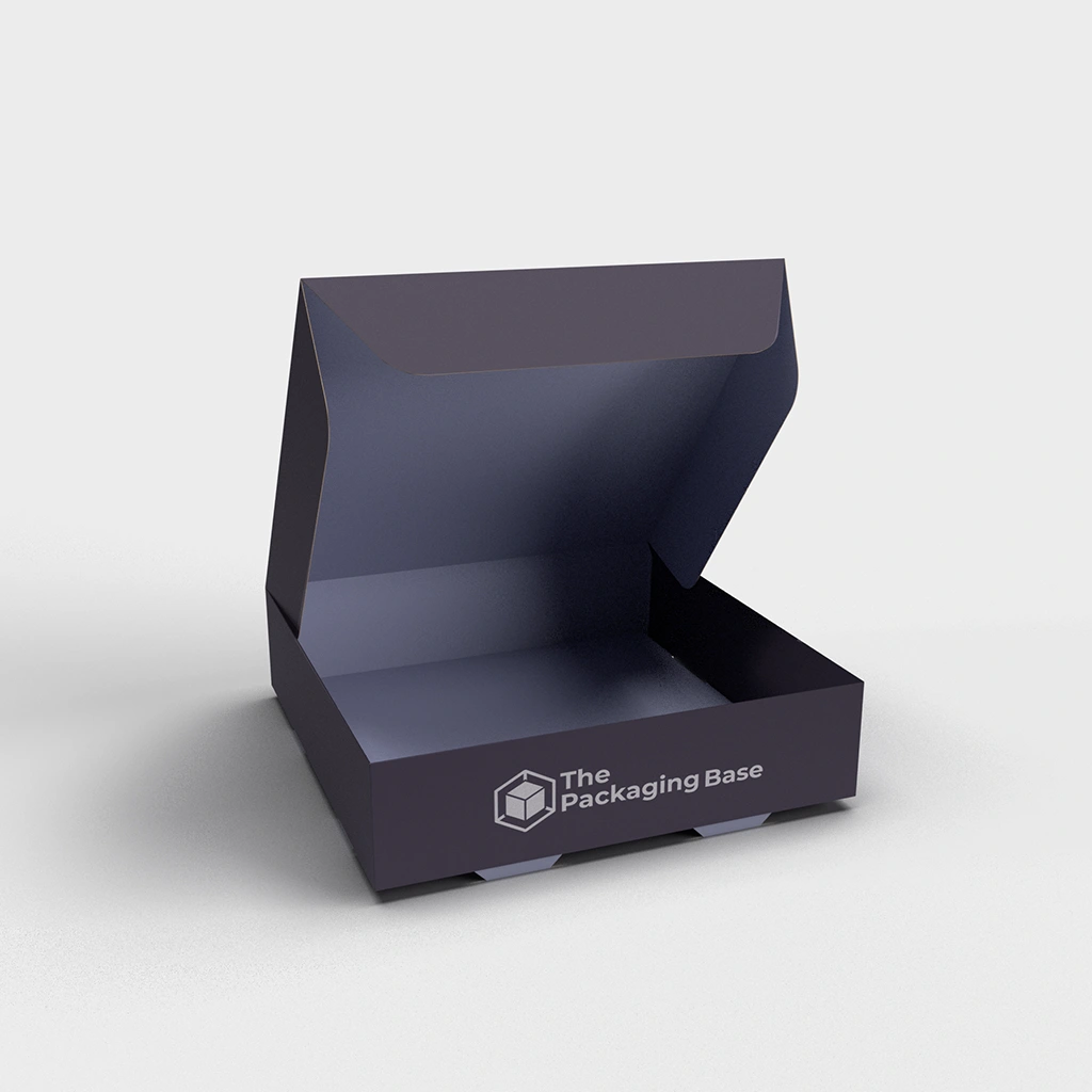 Customized Double Locked Wall Lid Boxes with Logo | The Packaging Base Customized double locked wall lid boxes with logo design and secure construction, perfect for premium product packaging.