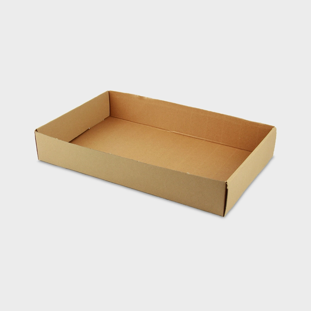 Customized Double Wall Tray Boxes Wholesale | The Packaging Base Customized double wall tray boxes with tailored designs and durable construction, ideal for premium product presentation.
