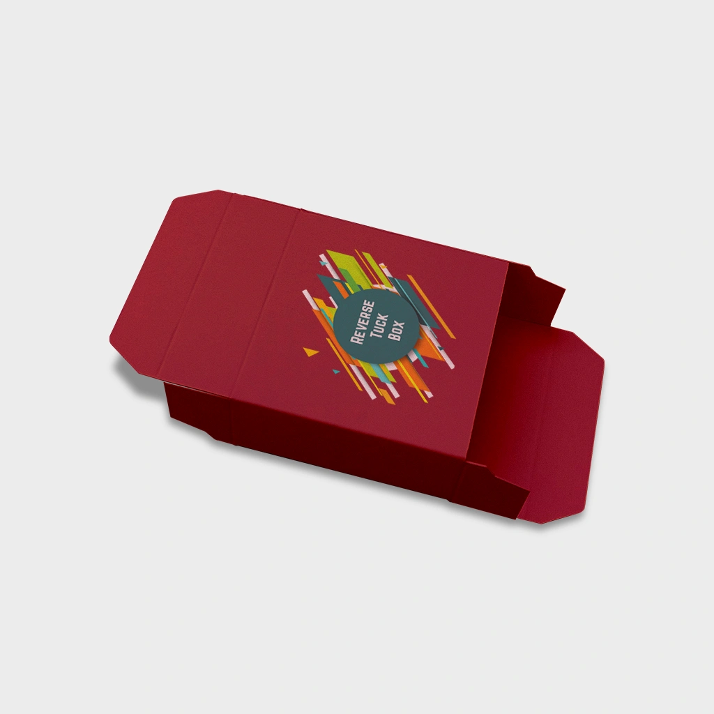 Customized Reverse Tuck Boxes | The Packaging Base Customized reverse tuck boxes with personalized designs and durable construction, ideal for branding and secure packaging.