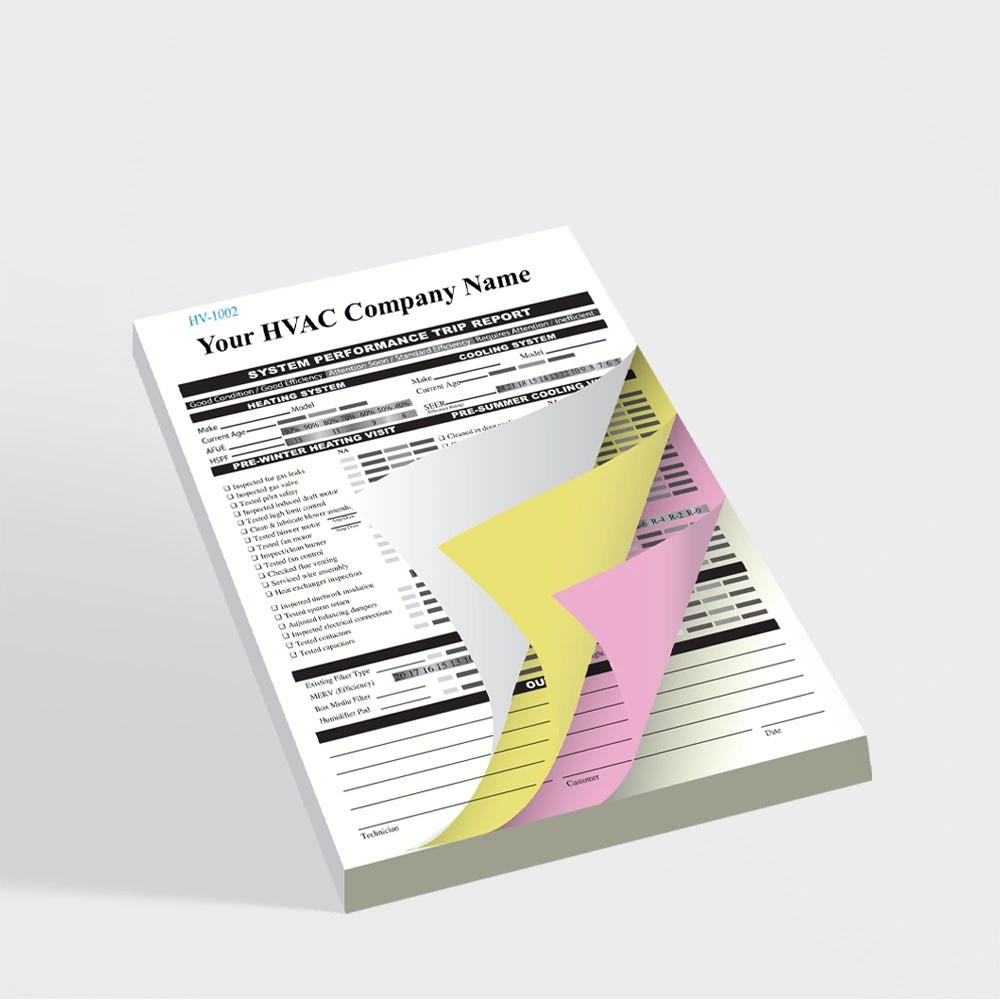 Personalized NCR Forms | The Packaging Base Personalized NCR forms with logo and custom designs, ideal for professional business documentation.