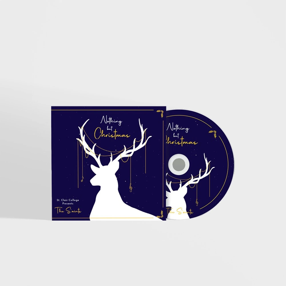 Custom CD Jackets with Logo | The Packaging Base Custom CD jackets with logo, designed for stylish and protective media packaging.