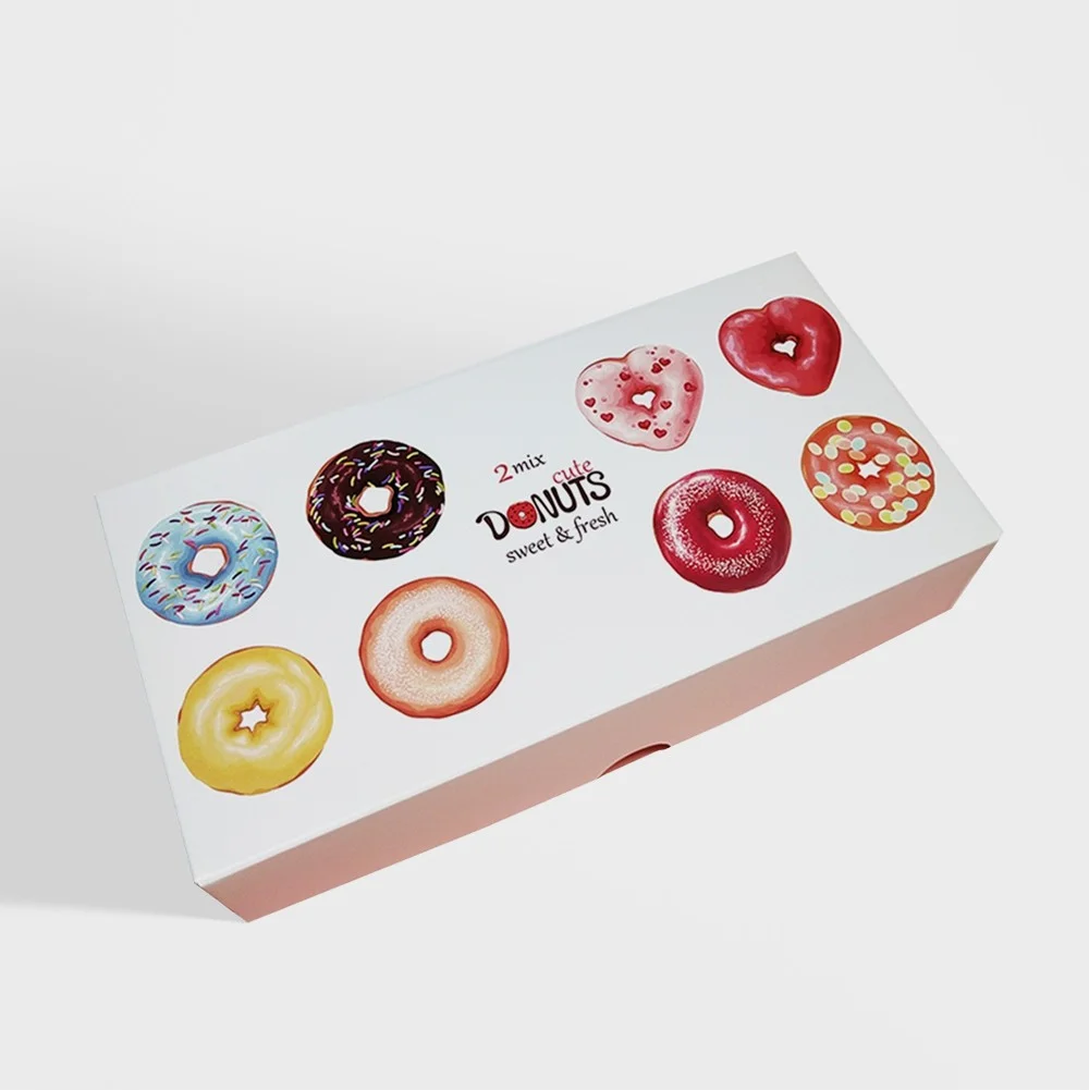 Printed Donut Boxes | The Packaging Base Printed Donut Boxes for Custom Branding and Packaging