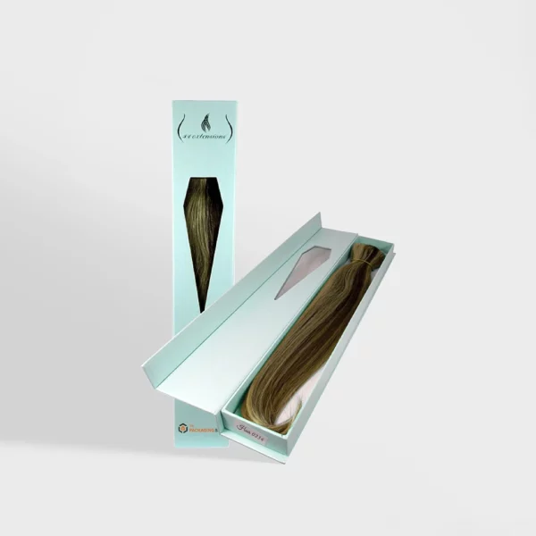 Custom Hair Extension Boxes Designed to Showcase Your Brand Custom hair extension boxes tailored for brand packaging