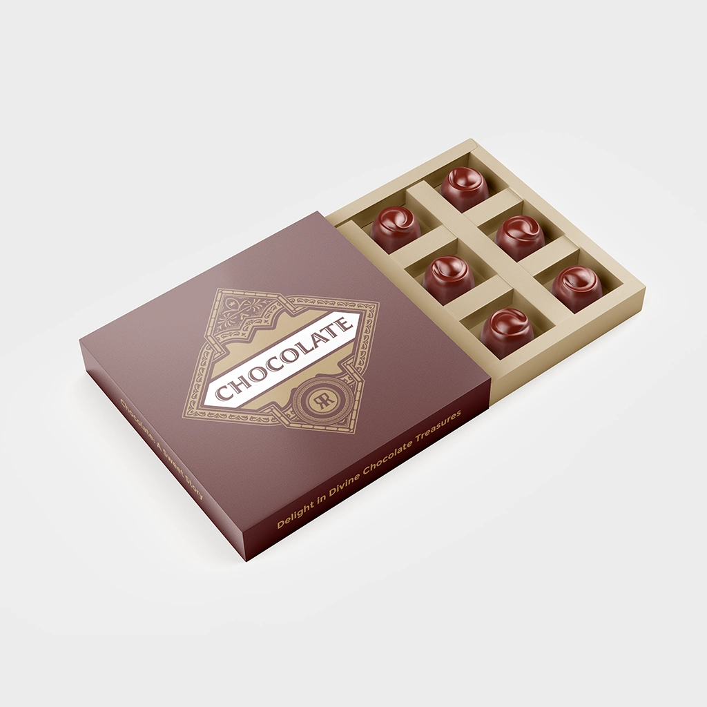 Custom slider chocolate boxes for luxury gift packaging Custom Chocolate Packaging Boxes for Premium Presentation