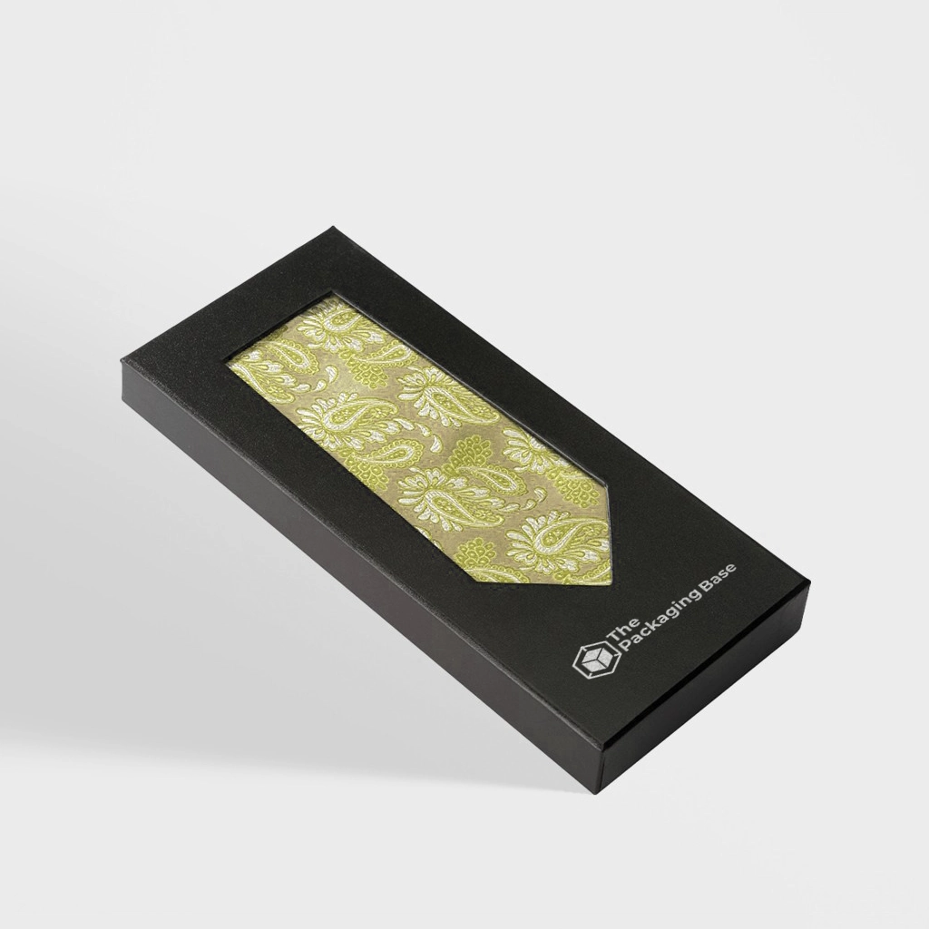 window tie packaging boxes | The Packaging Base custom window tie packaging boxes with logo